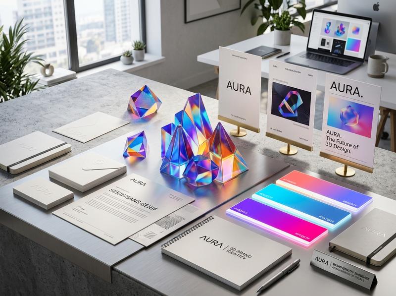 UI/UX Design & 3D Branding