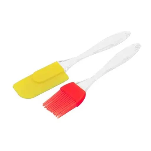 Silicone Spatula and Pastry Brush for Cake Mixer, Decorating, Cooking, Baking an