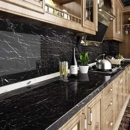 TSN CREATION® Marble Wallpaper Peel and Stick Waterproof Wallpaper for Home Kitc