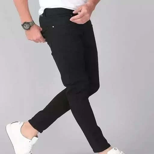 Men black Cotton Blend Dashing jeans