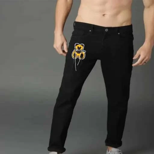 Man cute teddy bear jeans