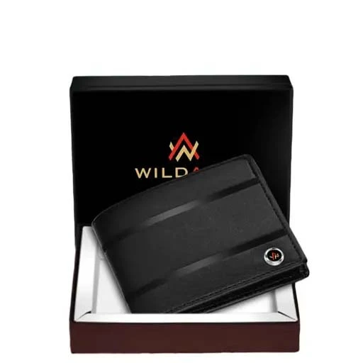 WILDAUK Men Casual, Evening/Party, Formal, Travel, Trendy Black Artificial Leath
