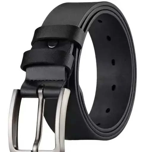 FM Black Fancy Craft Fashionable Trendy Men and Boys Belts