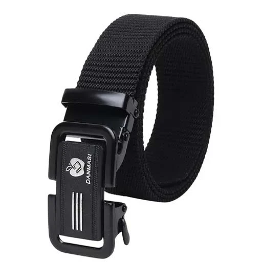 Men's Trendy Nylon Formal, Casual, Party Autolock Grip Belt