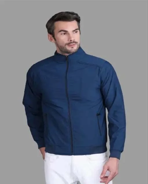 Mens Solid Stylish Winter Jacket