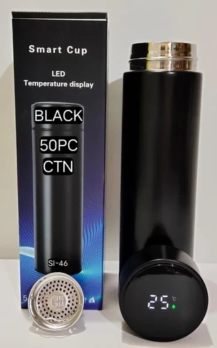 Sublimation Led Temperature Bottle
