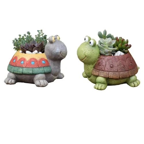 Turtle Flower Pot