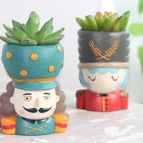 Resin Flower Pot pack of 2