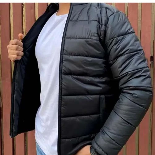 Mens Winter Puffer Jacket (Black)