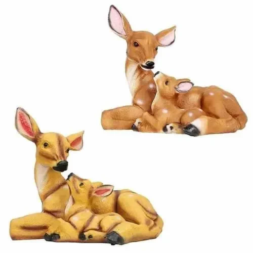 Ostnkart Showpiece Resin Outdoor Statue Sculptures Deer, Resin Courtyard Decor
