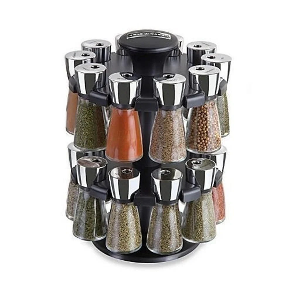 Plastic Circular Revolving Spice Rack, Shelves: 2, Size/Dimensions: Standard