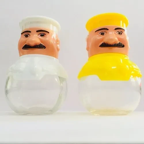 2 Glass Chef Salt and Pepper set, For Home, Packaging Type: Box