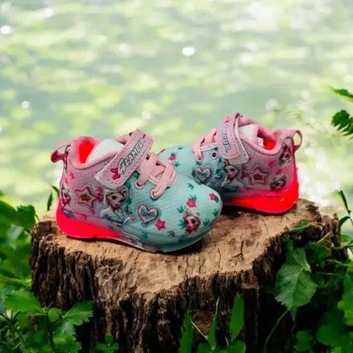 Mukanda Boys and Girls LED Leight Indain Walking Shoes