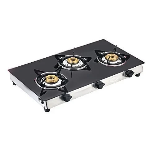Glass Top Three Burner Gas Stove