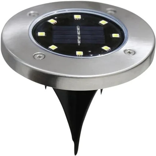 8 Led Solar Powered Ground Lights