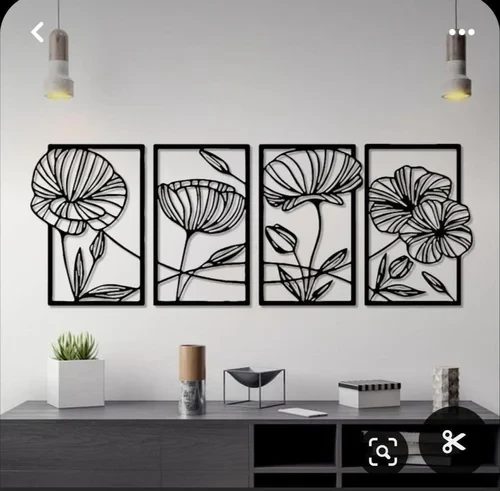 Decorative Metal Wall Art flower
