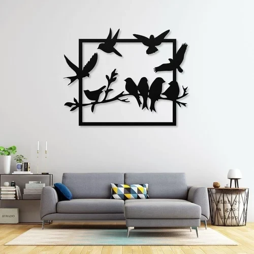 Decorative Metal Wall Art Birds